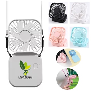 Portable Rechargeable Desk and Neck Fan